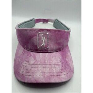 LPGA Pink/White/Gray Visor Adjustable Golf Embroidered